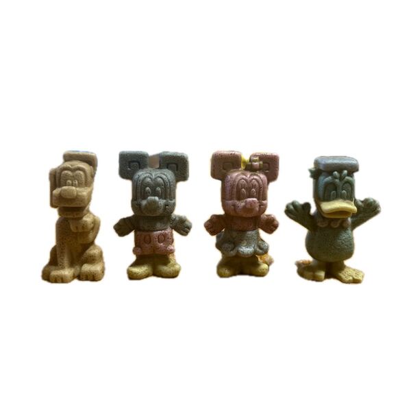 ディズニー 石像風ミニチュアフィギュア 4体セット