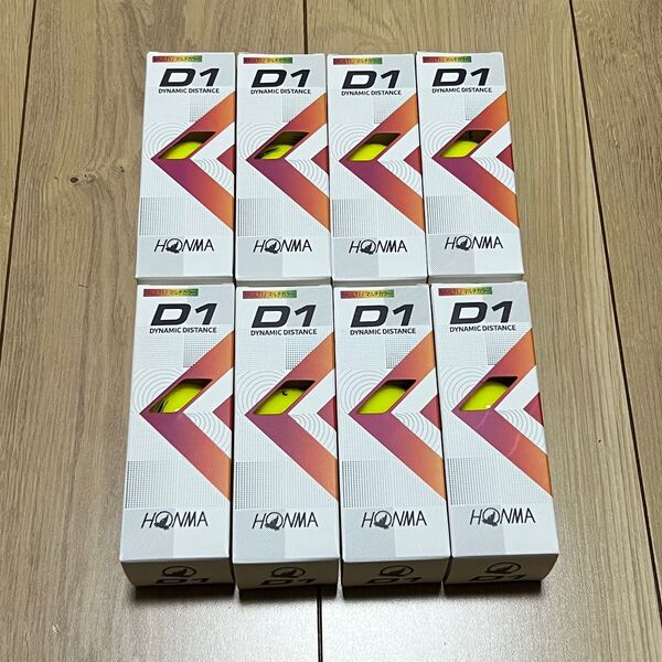 HONMA ホンマ ゴルフボール D1 イエロー 2ダース 24個 マルチカラー