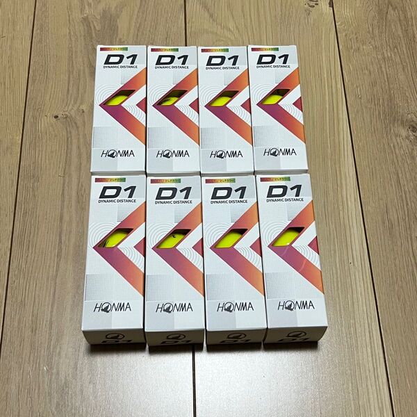 HONMA ホンマ ゴルフボール D1 イエロー 2ダース 24個 マルチカラー
