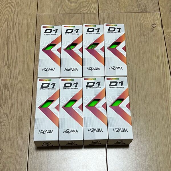 HONMA ホンマ ゴルフボール D1 グリーン 2ダース 24個 マルチカラー