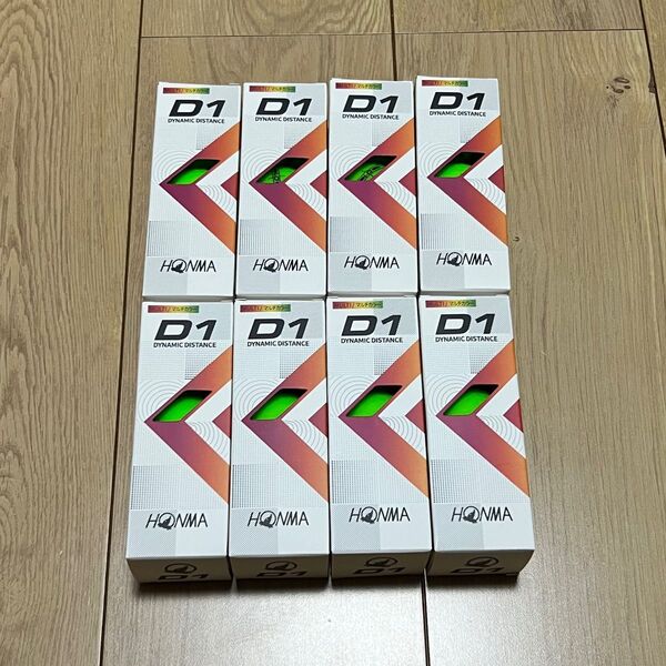 HONMA ホンマ ゴルフボール D1 グリーン 2ダース 24個 マルチカラー