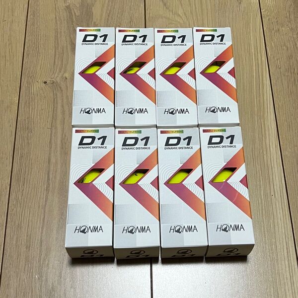 HONMA ホンマ ゴルフボール D1 イエロー 2ダース 24個 マルチカラー