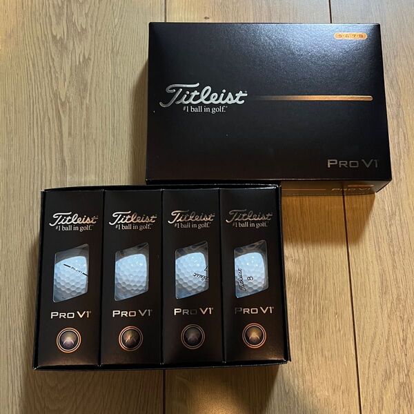 ゴルフボール タイトリスト PRO V1 2025年モデル 2ダース 24個 TITLEIST ハイナンバー