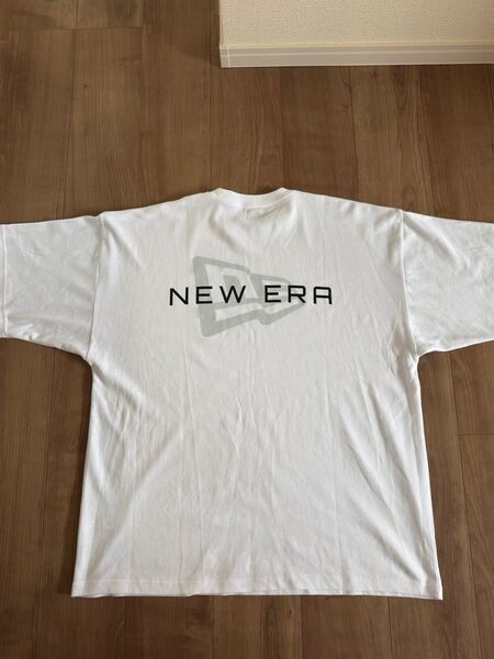 NEWERA Tシャツ XL 白 COOLERA ホワイト ニューエラ プリントTシャツ バックプリント メンズ レディース