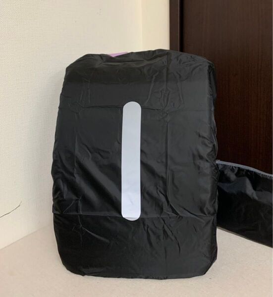 訳あり ランドセルカバー 雨 撥水 レインカバー 反射 ブラック