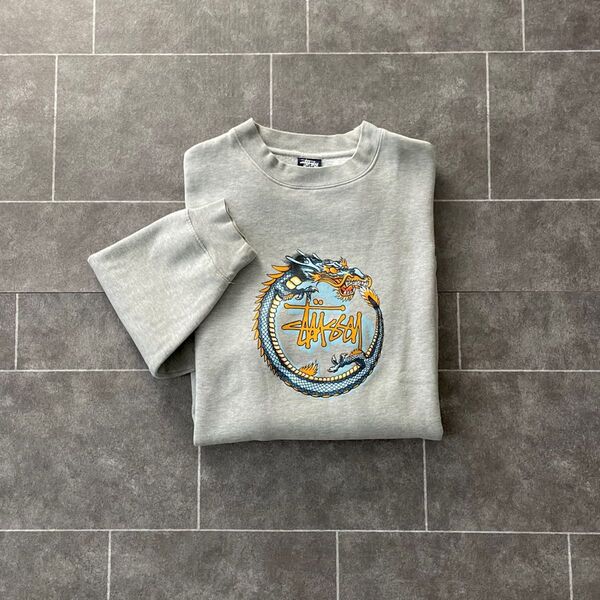 ステューシー USA製 90'sドラゴン スウェット トレーナー STUSSY vintage