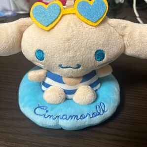 シナモロール /サンリオキャラクターズ マスコット 浮き輪 アベイル 日焼けシリーズ