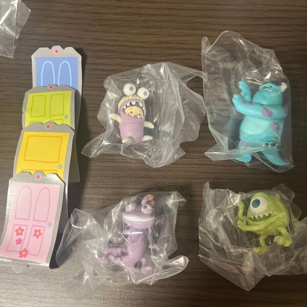モンスターズインク/ひょこっとふれんず コンプリート品 ブー、サリー、マイク、ランドール Disney PIXAR