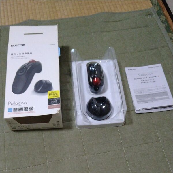 ELECOM Relacon BluetoothワイヤレストラックボールマウスM-RT1BRBK