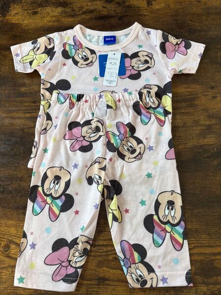 ディズニーミッキー ミニー ベビーパジャマセット100センチ