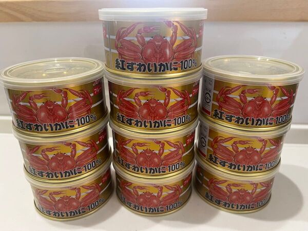高級紅ずわいがに100% 100g×10缶セット