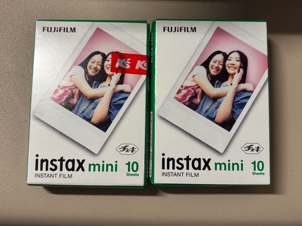 チェキフィルム instax mini 10枚入 2箱(20枚セット) mini チェキ 富士フイルム