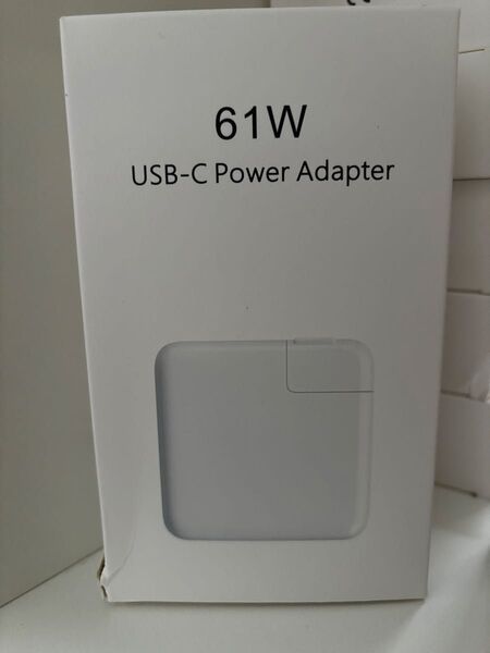 新品Type-C 61W MacBook Pro 電源互換 Mac 充電器 ACアダプター(USB-C充電ケーブルあり)