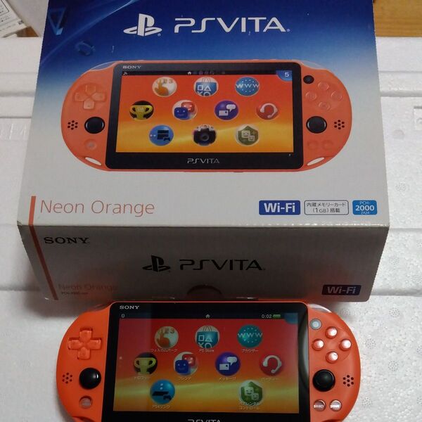 欠品有PlayStation Vita Wi-Fiモデル ネオン・オレンジ