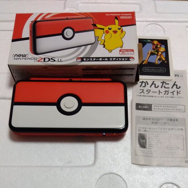 Newニンテンドー2DS LL モンスターボールエディション JAN-S-KCAA 欠品有