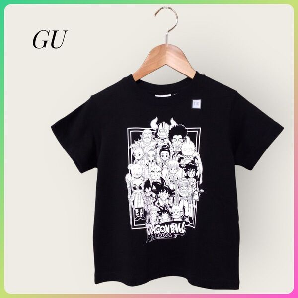 人気!完売商品 Tシャツ ティシャツ 110 ドラゴンボールダイマ 黒 綿100% 半袖 現行品 キャラクター プリント ブラック