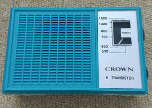 【ＡＭラジオ】CROWN model TR-77　動作品（NCNR）