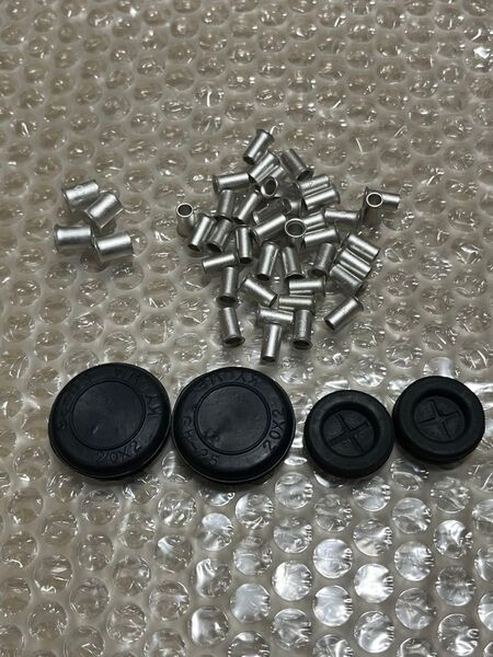 電気工事士 技能試験 リングスリーブ 小×40 中×4 ゴムブッシング 小×2 中×2 ①