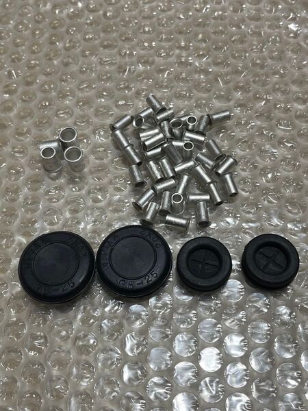 電気工事士 技能試験 リングスリーブ 小×40 中×4 ゴムブッシング 小×2 中×2 ②