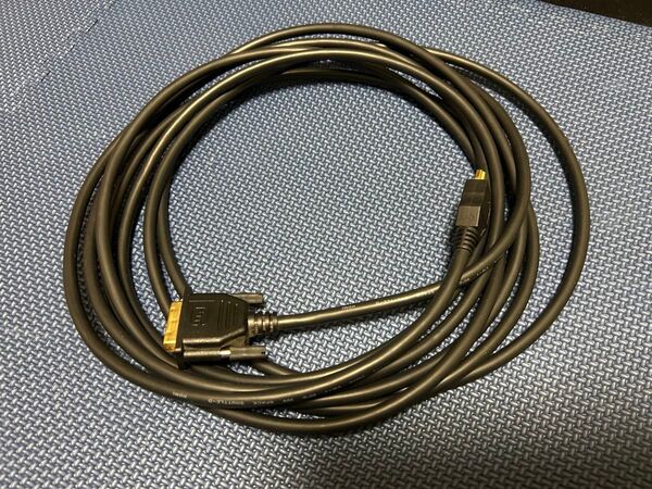 DVI-D to HDMI ケーブル 5m 金メッキ