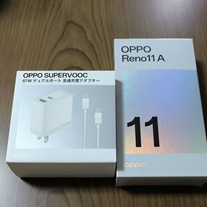 SIMフリー Reno11 A メモリー8GB ストレージ128GB ダークグリーン 新品未使用 充電器セット