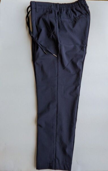 GERMANO CITY TRAVEL STRETCH イージー スラックス ネイビー 46 紺 春夏 ウォッシャブル