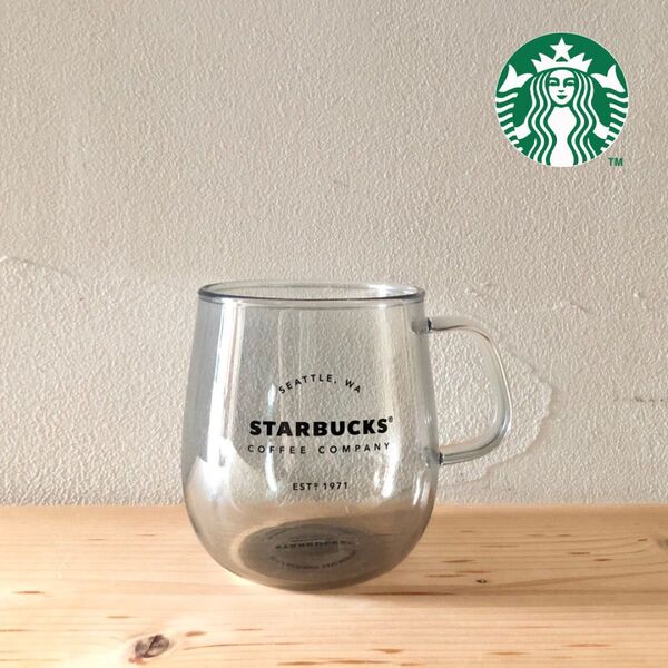 【新品未使用】STARBUCKS 耐熱グラスマグ グラスEST 1971 スターバックス
