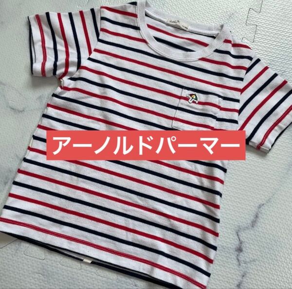 アーノルドパーマー ボーダー Tシャツ 110cm 半袖 キッズ