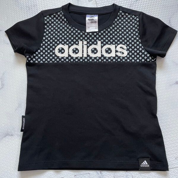 アディダス スポーツTシャツ110cm 120cm ブラック 半袖