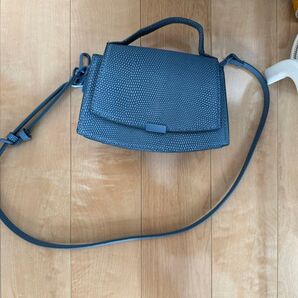 ZARA 2way ショルダーバッグ ハンドバッグ ブルー レディース