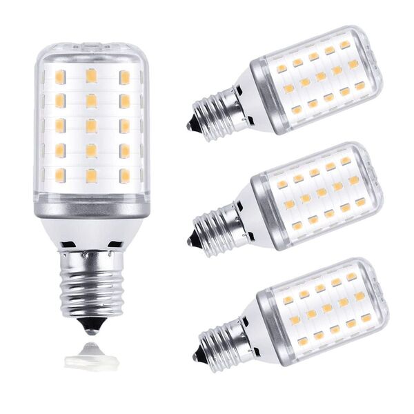 6W E17 LED電球 4個 省エネ 節約 電球色 PSEマーク有り