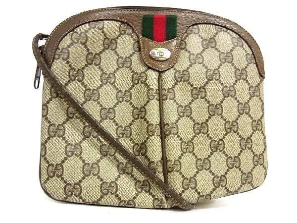 オールドグッチ GUCCI ヴィンテージ シェリーライン ショルダーバッグ