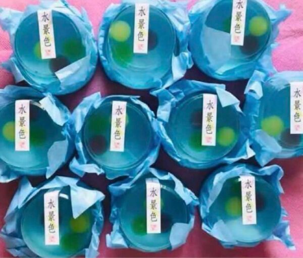 和菓子 涼夏菓子 期間限定 水景色ソーダゼリー