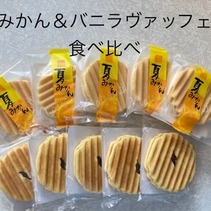 お菓子 和菓子 せんべい 食べ比べ 夏みかん&バニラヴァッフェル