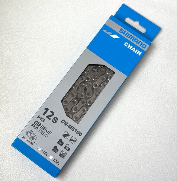 SHIMANO(シマノ) CN-M8100 クイックリンクチェーン 116L 12速用