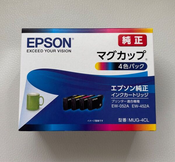 EPSON エプソン 純正インクカートリッジ 4色パック MUG-4CL マグカップ
