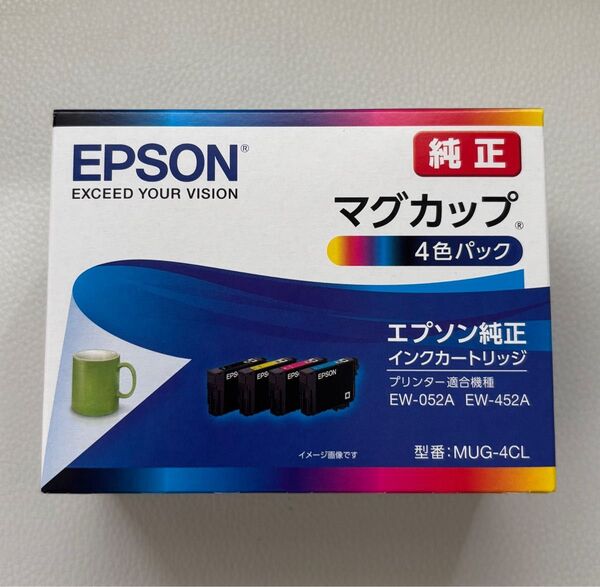 EPSON エプソン 純正インクカートリッジ 4色パック MUG-4CL マグカップ