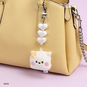 公式 minini BT21【RJ】ビーズ キーリング
