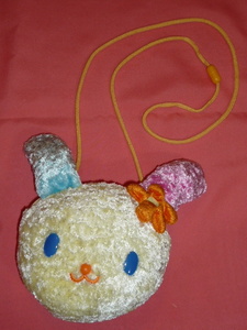  ultra rare! Kawai i! 2005 year Sanrio Usahana character string attaching soft toy pouch pochette *