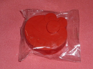  ultra rare!2003 year Sesame Street Elmo face type kesi rubber eraser ( not for sale )