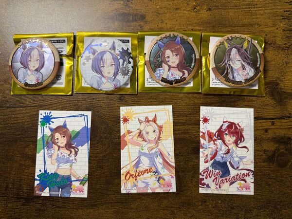ドリームジャーニー シーザリオ キングヘイロー ペインタースタイル 缶バッジ ウマ娘