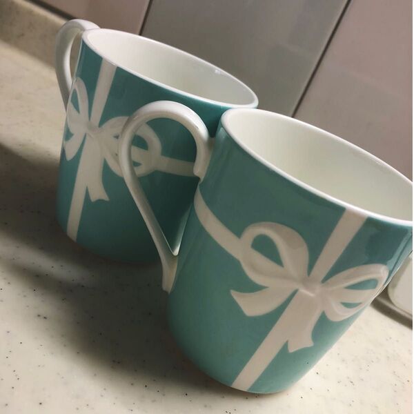 TIFFANY&Co. マグカップ 2個セット ティファニーブルー
