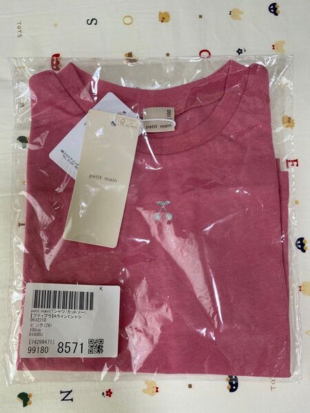 プティマイン petit main Aライン Tシャツ カットソー 100