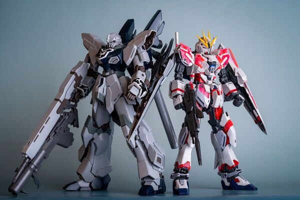 MG 1/100 ナラティブガンダム C装備 シナンジュ・スタイン (ナラティブ Ver.) Ver.Ka 2体セット 完成品