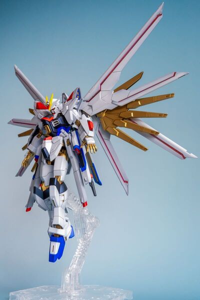 ガンプラ HGCE HG 1/144 マイティーストライクフリーダムガンダム 全塗装 完成品