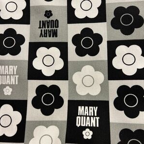 MARY QUANT マリークヮント限定生地 チェック柄 グレー系 残り僅か 約110cm×50cm