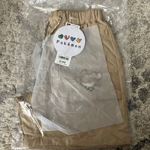 GU ポケモン ドライアクティブショーツ パンツ 半ズボン イーブイ
