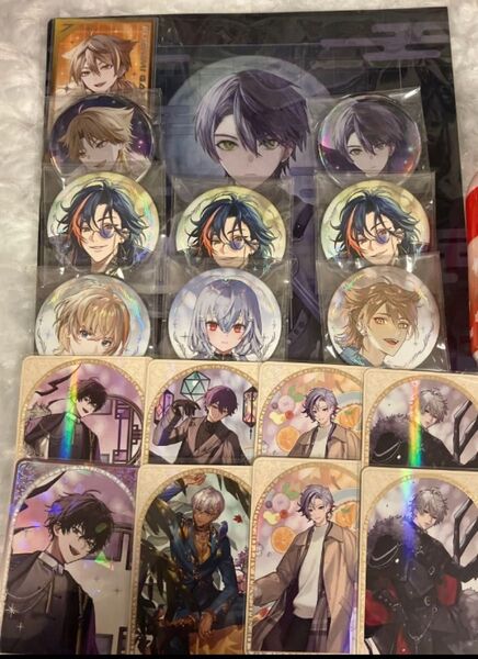 にじさんじ まとめ売り 缶バッジ クリアファイル コレクションカード