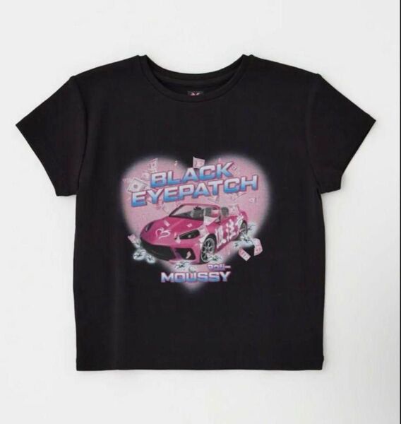 MOUSSY BLACK EYE PATCH コラボTシャツ