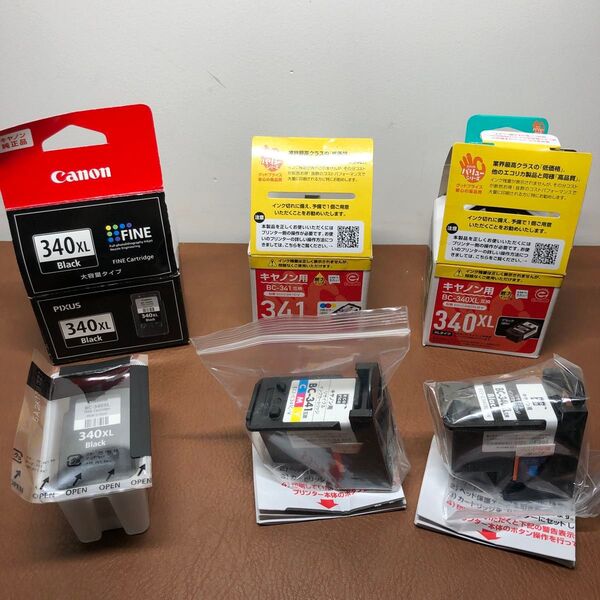 エコリカ キャノン用インクカートリッジ BC-341 BC-340XL/Canon BC-340XL使用済